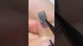 Cat eye nail art design #like #ytshorts