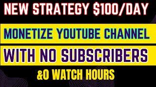 how to monetize YouTube channel with 0 subscribers  app impact