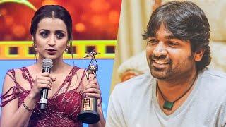 Trisha Krishnan Dedicating Her Award To Vijay Sethupathi