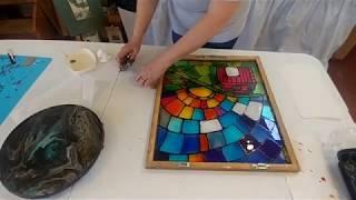 Easy Faux Stained Glass