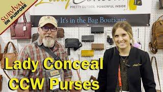Lady Conceal CCW Purse -SHOT Show 2023 - Concealed Carry Everyday