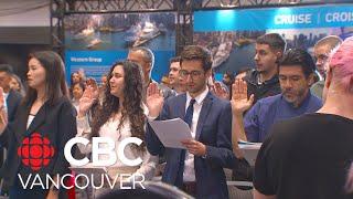 New Canadians among thousands celebrating Canada Day in Vancouver