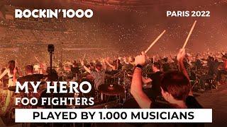 My Hero Foo Fighters played by 1.000 musicians  Paris 2022