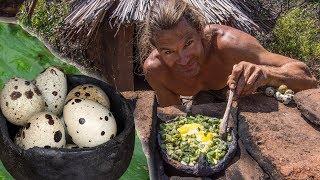 Primitive Kitchen Quail Eggs & Cactus Breakfast