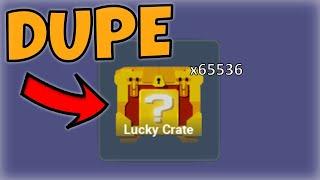 How to DUPE CRATES  Roblox Bedwars