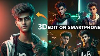 Midjourney Ai Avatar Photo Editing On Mobile  3D Cartoon Photo Editing Tutorial Discord app