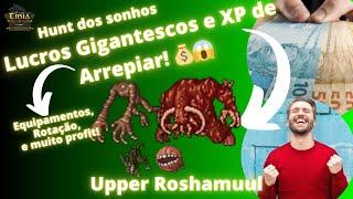 Hunt Espetacular Lucro e XP Surpreendente Upper Roshamuul Tudo o que você precisa saber #tibia