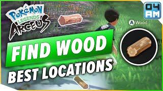 How To Get Wood - Best Locations To Find Wood Logs in Pokemon Legends Arceus