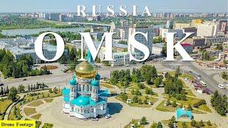 Omsk Russia by Drone Footage