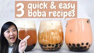 3 QUICK & EASY BOBA RECIPES THAT YOU NEED TO TRY