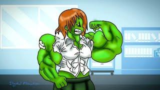 She Hulk Crazy Transformation Animated - You Never Seen it Before 2023