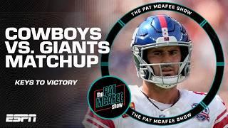 Cowboys vs. Giants KEYS TO VICTORY   The Pat McAfee Show