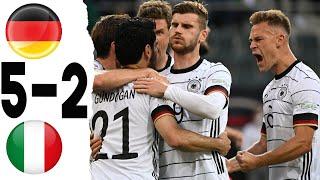 Germany vs Italy 5-2 Extended Highlights & All Goals - UEFA Nations League 2022