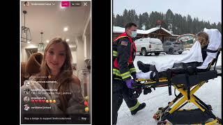 Lexi Rivera Instagram Live 22423 with the Instagram Post Pictures  Snowmobile Accident in Montana