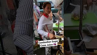 BETTER THAN CRACK Cambodian Sugar Cane.  #cambodianfood #khmer #khmerfood #sugarcane #streetfood