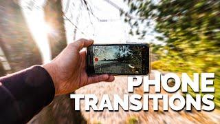 10 EASY Phone In Camera TRANSITIONS  with Behind the Scenes