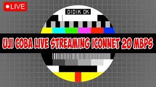 Uji Coba Live Stream di Jam Sibuk dengan Koneksi Iconnet 20 Mbps