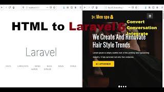 How To Convert Html Theme In Laravel Framework Step By Step  Laravel 6 Tutorial  Part 1