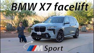 Best luxury SUV? BMW X7 facelift M Sport R6 40i driving REVIEW 2023