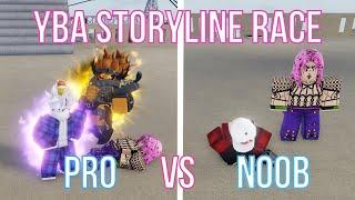 YBA Experienced VS New Player Storyline Race