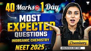 Most Expected Questions from Inorganic Chemistry  NEET 2025  Anushka Choudhary