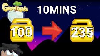 100 WLS TO 235 WLS  Growtopia How To Get Rich 2019
