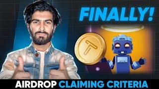 Tapswap Mining  Finally AIRDROP Claim CRITERIA IS Exposed  Check Out Tapswap Miners