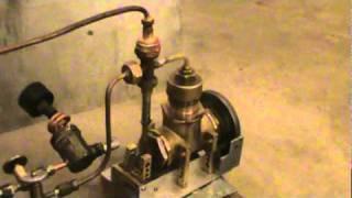 Test run of Steam Engine made from fittings.MPG