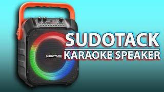 Lightweight Karaoke Speaker  SUDOTACK SP-70 Karaoke Speaker Review