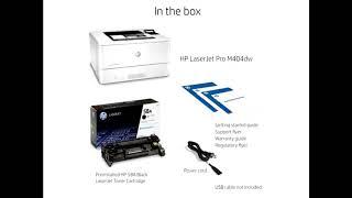 HP Laserjet Pro M404DW Monochrome Laser Printer Review