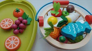 Satisfying with Unboxing Cute Sliced Fruits and Vegetables  Summer Fruit and Vegetable ASMR