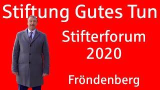 Das digitale Stifterforum 2020 - Stiftung Gutes Tun Fröndenberg