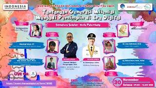 Tantangan Generasi Milenial Menjadi Pemimpin di Era Digital Kota Palembang 30112021