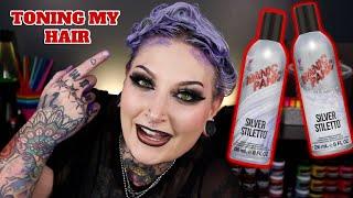 MANIC PANIC SILVER STILETTO SHAMPOO & CONDITIONER  Film A Tik Tok With Me 