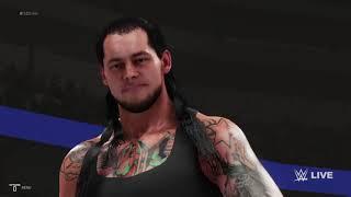 King Corbins Entrance and Roman Reigns Entrance with Pyro - WWE 2K19