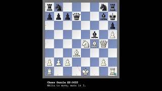 Chess Puzzle EP055 #chessendgame #chessendgames #chesstips #chess #Chesspuzzle #chesstactics