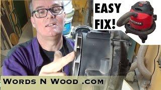 Easy Shop Vac Fix for noisy bearings WnW #43