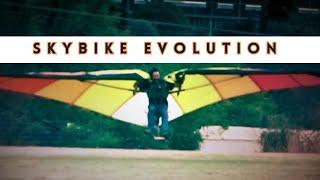 Skybike Evolution - Foot launched Aerobatic Human Proshetic Wings
