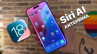 iOS 18 ANTEPRIMA della nuova Siri AI su iPhone