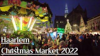 Weihnachtsmarkt Haarlem 2022 Niederlande  4K