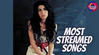 Amy Winehouse - Top 20 most streamed songs on Spotify June2024