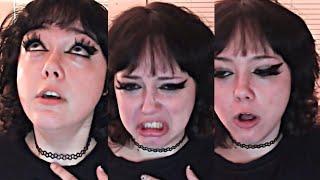 Cute Goth Girl Burping Deep Compilation