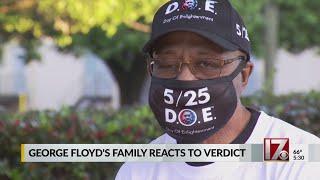 George Floyds family reacts to Chauvin verdict