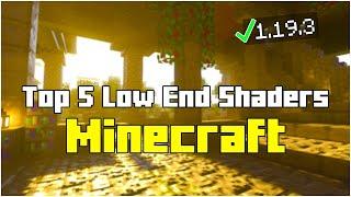 1.19.4 5 Best Low End Shaders for Minecraft 1.19.4  High FPS Minecraft Shaderpacks 1.19.4