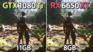 GTX 1080 Ti vs RX 6650 XT - Test in 12 New Games 1080p