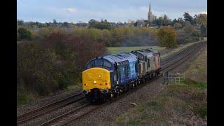 ROG Blue 37800 Debut   Trains At Kings Sutton 11th November 2022