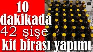 10 dakikada evde kolay bira yapımı. 42 şişe bira ucuz ve lezzetli.