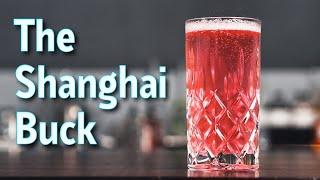 Shangai Buck Highball with Rum Lime Ginger Ale and Grenadine