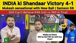 IND  ki Shandaar Victory 4-1  Mukesh Sensational bowling  IND beat ZIM  IND beat PAK Final