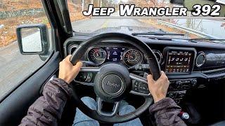 Jeep Wrangler 392 Rubicon - 470hp V8 Monster Rain Drive POV Binaural Audio